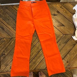 Red Zara pants